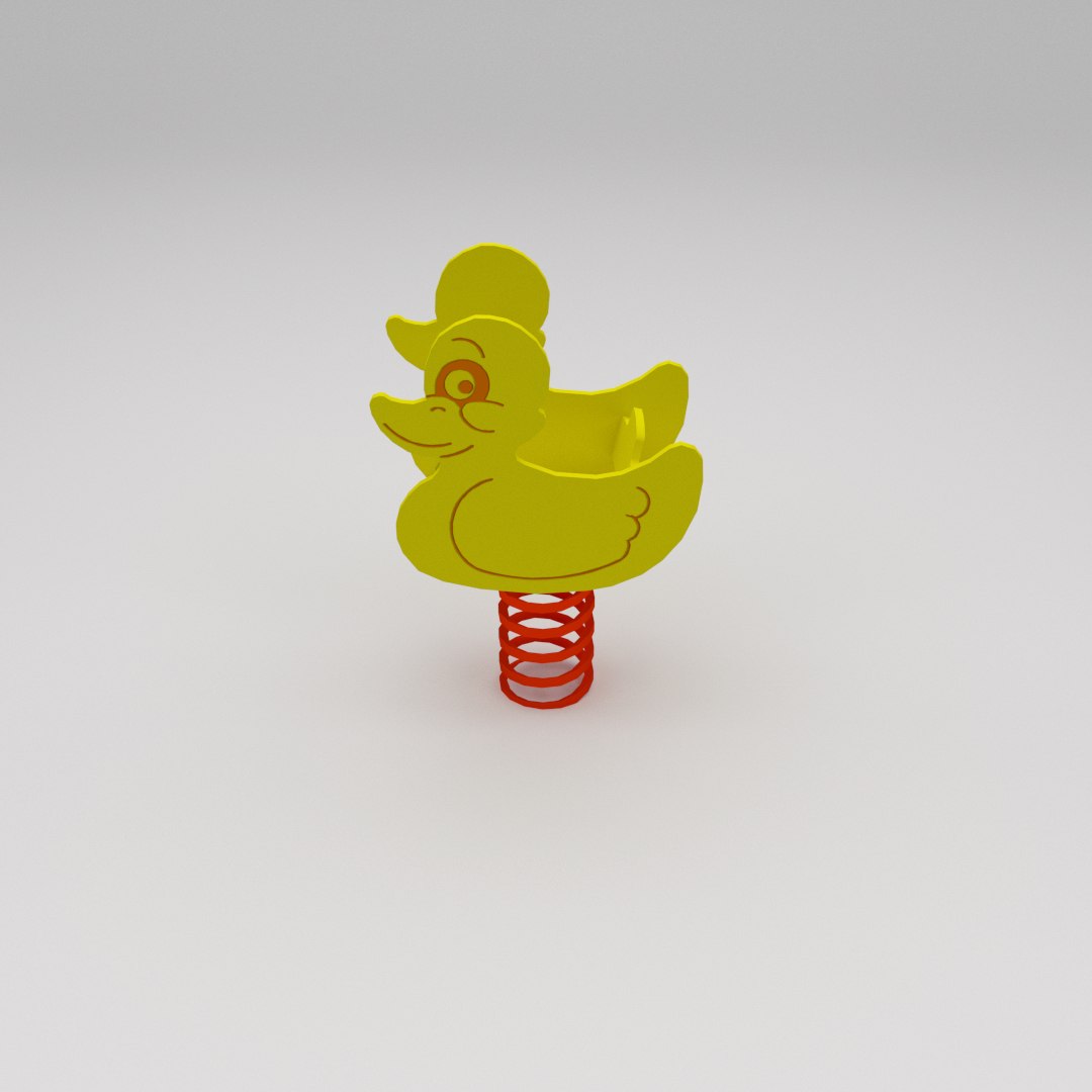 3d model toy springtoy spring