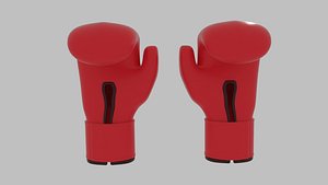 boxing glove 3d obj
