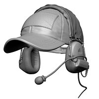 Army Headset & Shooter's Cap
