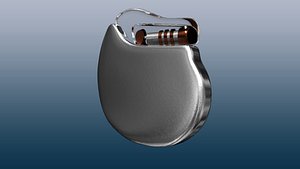 artificial cardiac pacemaker 3D model