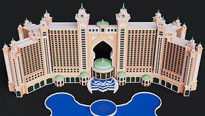 Atlantis Palm Hotel Dubai United Emirates Arab Landmark Monument