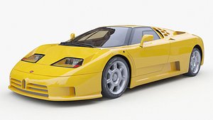 3D model 1992 Bugatti EB110 SS
