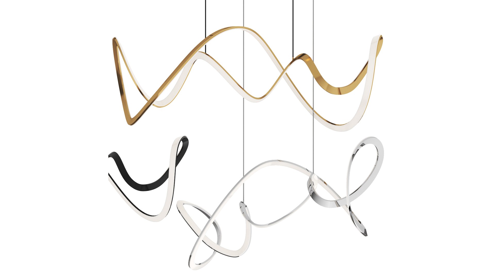 Vornado Chandelier by DweLed Pendant Lamp 3D - TurboSquid 2106253