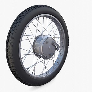 3D Moped wheel model