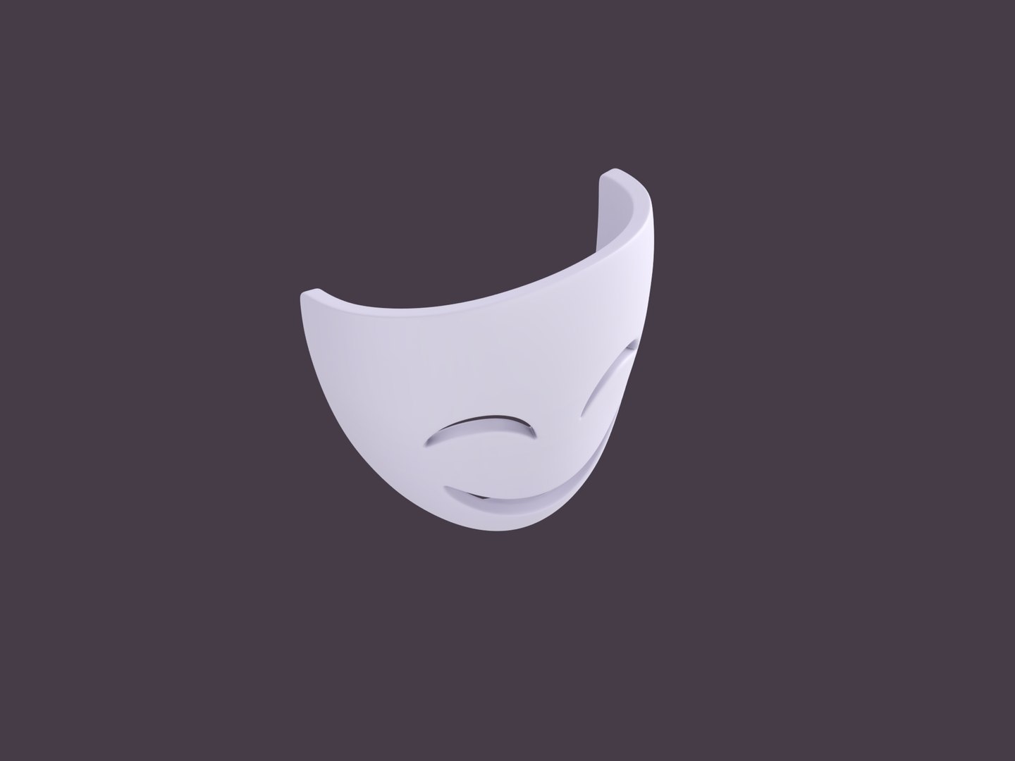 3D Smile Mask https://p.turbosquid.com/ts-thumb/kD/zl9o8b/SB/rend_0009/jpg/1735117631/1920x1080/fit_q87/63027985debb2aff9e2b0ea515e08a1f5f12ab28/rend_0009.jpg