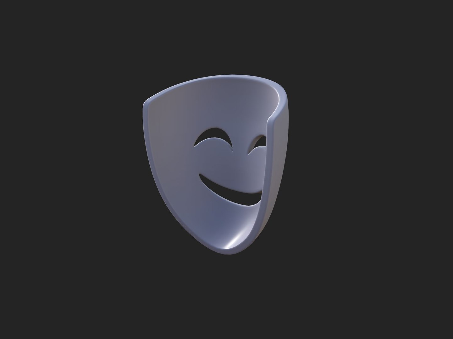 3D Smile Mask https://p.turbosquid.com/ts-thumb/kD/zl9o8b/U9/xx_145910x/jpg/1735117646/1920x1080/fit_q87/1853341f8c19a86020ef58131c24bebea240fca8/xx_145910x.jpg