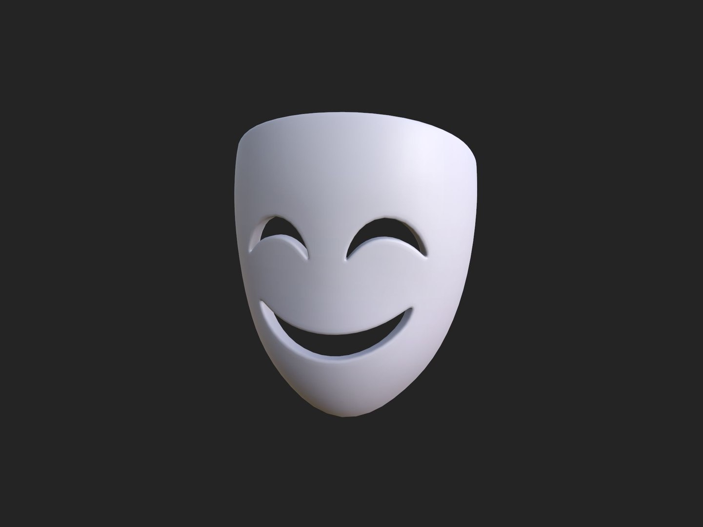 3D Smile Mask https://p.turbosquid.com/ts-thumb/kD/zl9o8b/aJ/xx_145850x/jpg/1735117644/1920x1080/fit_q87/70afb1fdff2222aec3ba530d4deee1371d7ae47a/xx_145850x.jpg