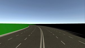 3D Circular Road Model for 3D Projects