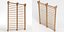 3D Double Swedish ladder 2 model