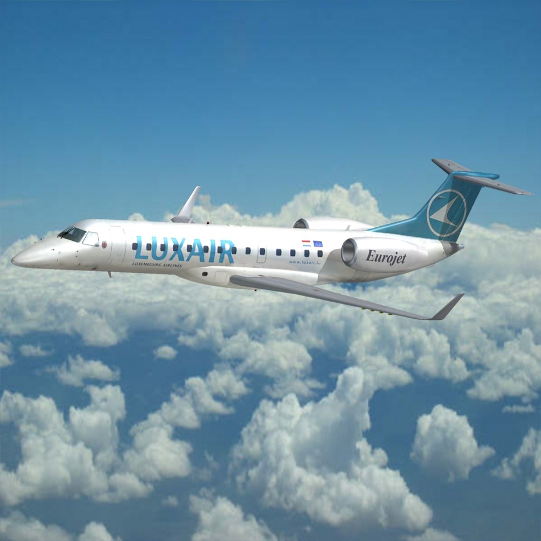 Embraer Erj-135 Air 3d Model