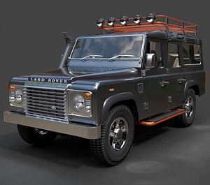 Land Rover Defender 110 - Hyper-Detailed Off-Road 3D Model