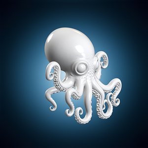 Cute Ocean Octopus 3D model
