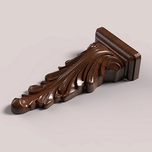 3D carved corbel cnc