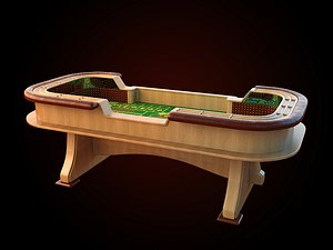 3d obj craps table