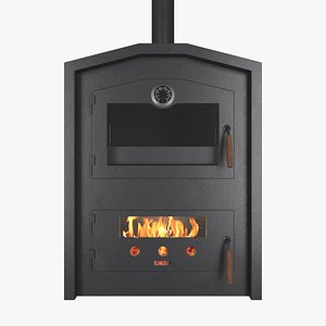 Wood Fired Outdoor Oven 3D