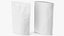 Zipper White Paper Bags 500 g Mockup