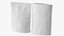 Zipper White Paper Bags 500 g Mockup