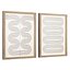 Juego de 7 láminas decorativas para pared