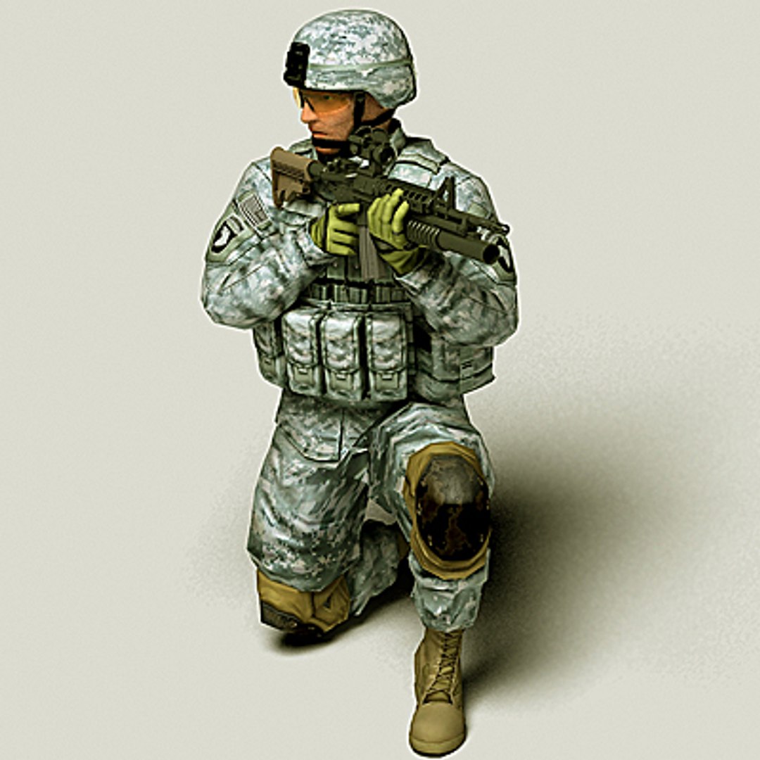 Army 101st Airborne Division 3d Model