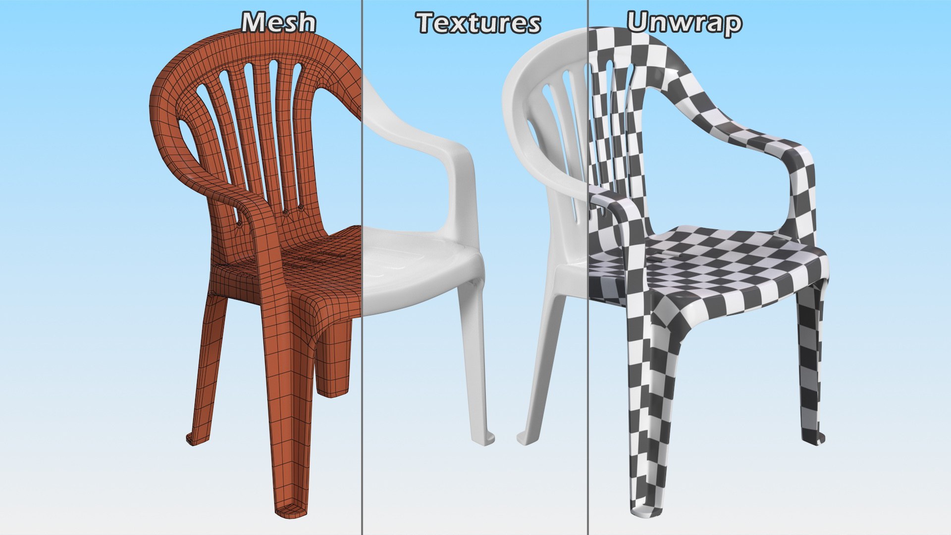 3D Plastic Chair White model https://p.turbosquid.com/ts-thumb/kE/RXwTcp/kv/plasticchairwhitemb3dmodel013/jpg/1639551448/1920x1080/fit_q87/afc77e73da40f9ba9d9cf4e40ccbb646f3b221a4/plasticchairwhitemb3dmodel013.jpg