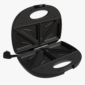 Sandwich-Toaster Open 3D