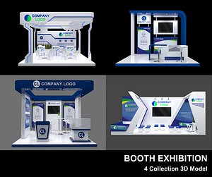 booth exhibition 3D model
