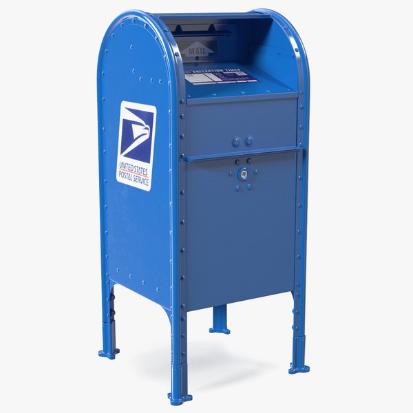 modelo 3d US Post Office dropbox - TurboSquid 2042730