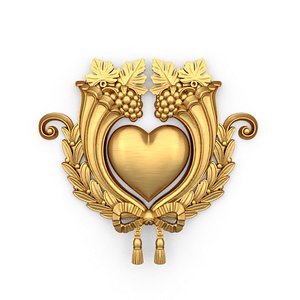 3D carved classic decorative ornament cnc 3d printing stl 60