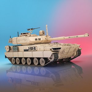 US Army M10 Booker Armored Combat Vehicle Rigged 3D