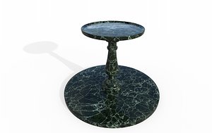 3D model stone bird bath