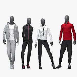 3D set sport suits