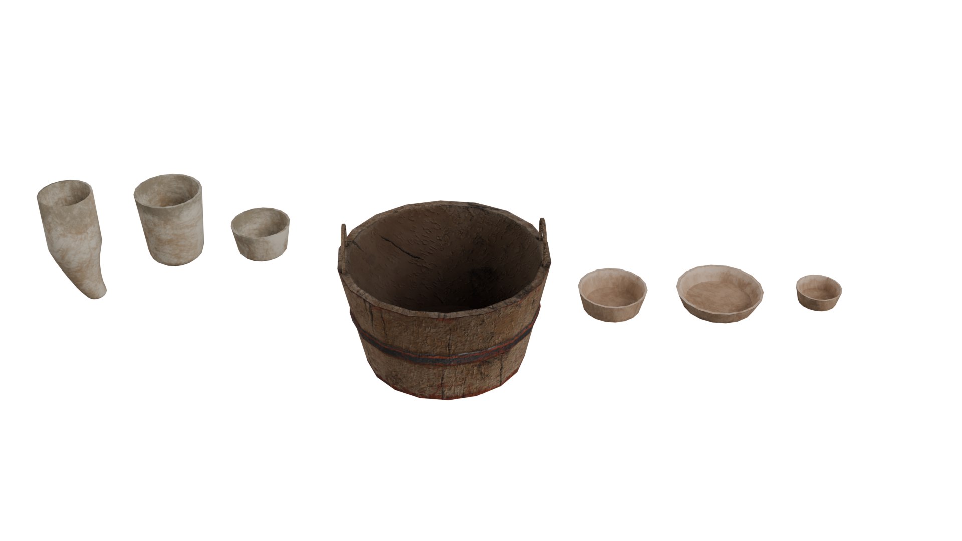 Medieval Props Assets 3D https://p.turbosquid.com/ts-thumb/kE/ioXtLv/vI/cupsplatesbucket/png/1765688060/1920x1080/fit_q87/6432081bb505f3fb9af0827008bf9b06a3f652f5/cupsplatesbucket.jpg