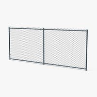 Chain Link Fence Sections Without Barbwire