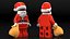 LEGO Santa avec figurine de sac de jouets