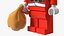 LEGO Santa avec figurine de sac de jouets