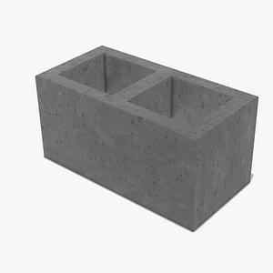 Cinderblock 3D model