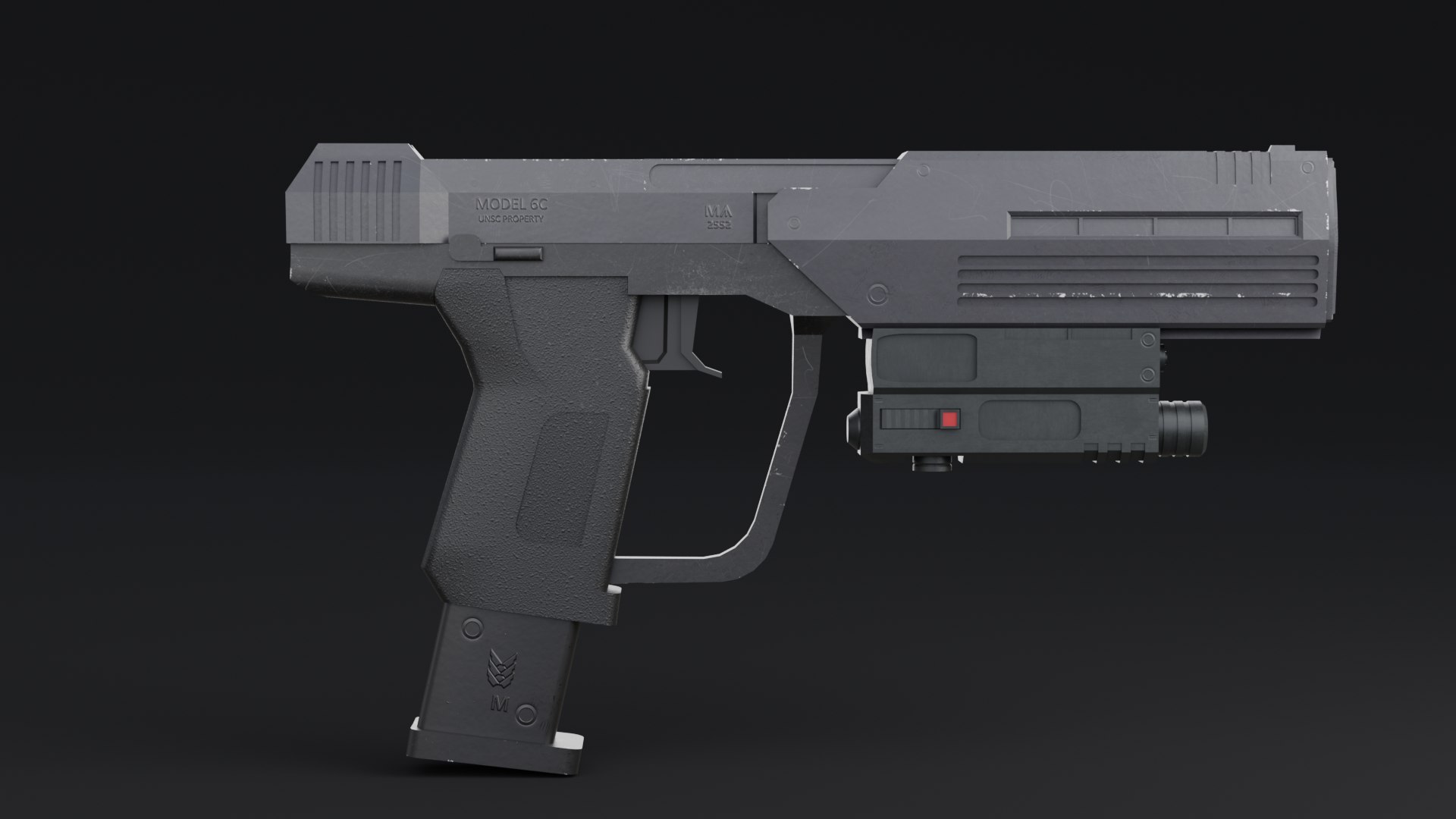 3D model M6C Halo pistol - TurboSquid 2078775