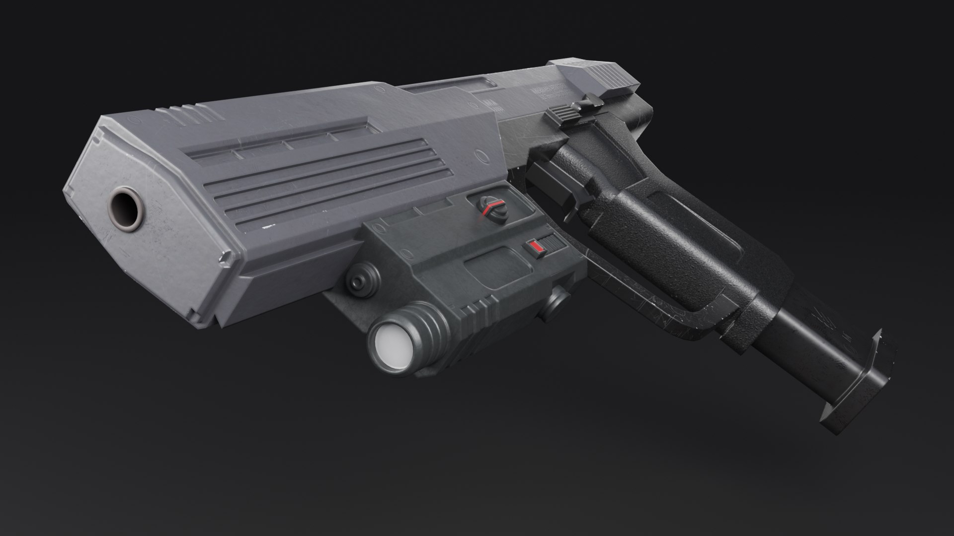 3D Model M6C Halo Pistol - TurboSquid 2078775