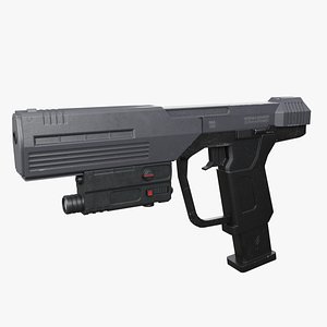 3D model M6C Halo pistol