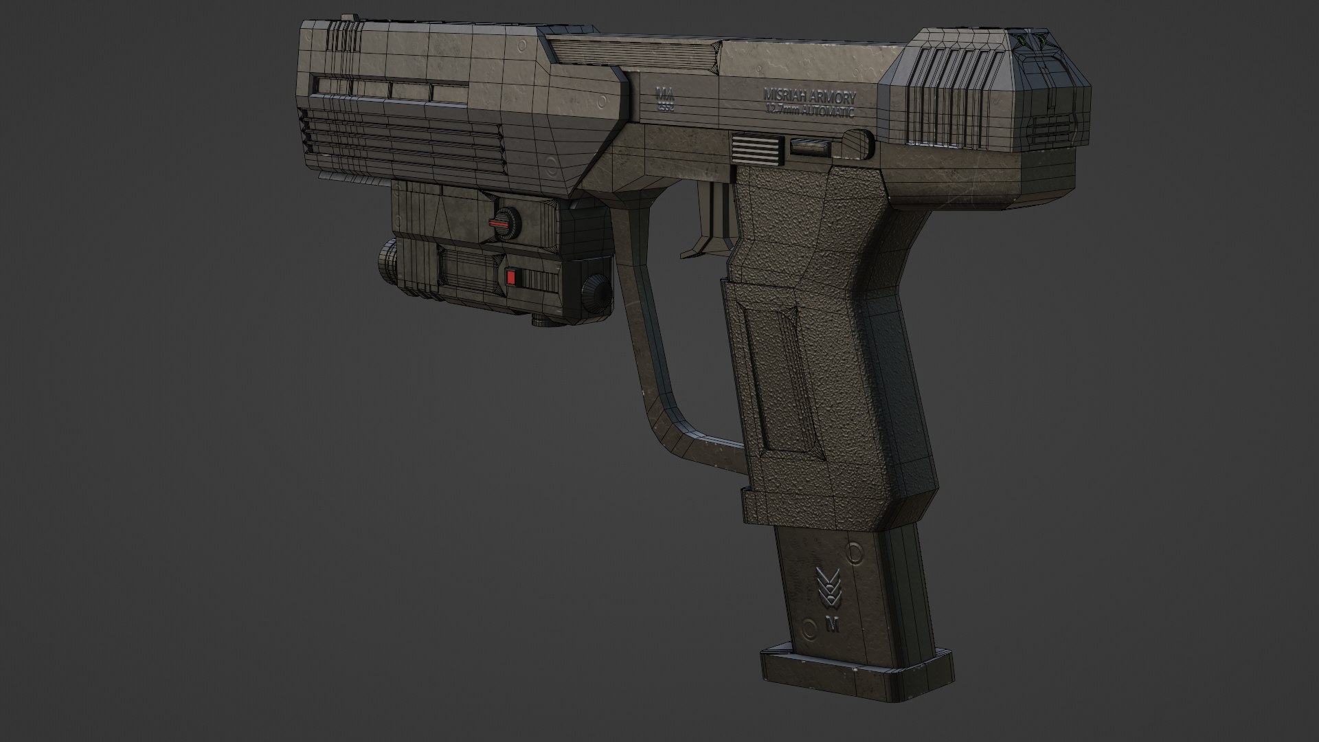 3D model M6C Halo pistol - TurboSquid 2078775