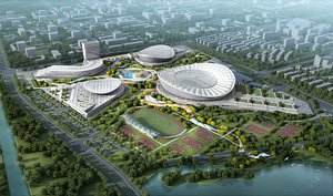 sports stadium 001 3d model