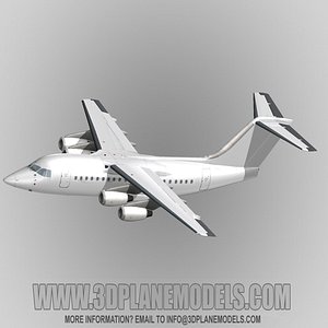 BAe146-100/RJ70/80 generic white