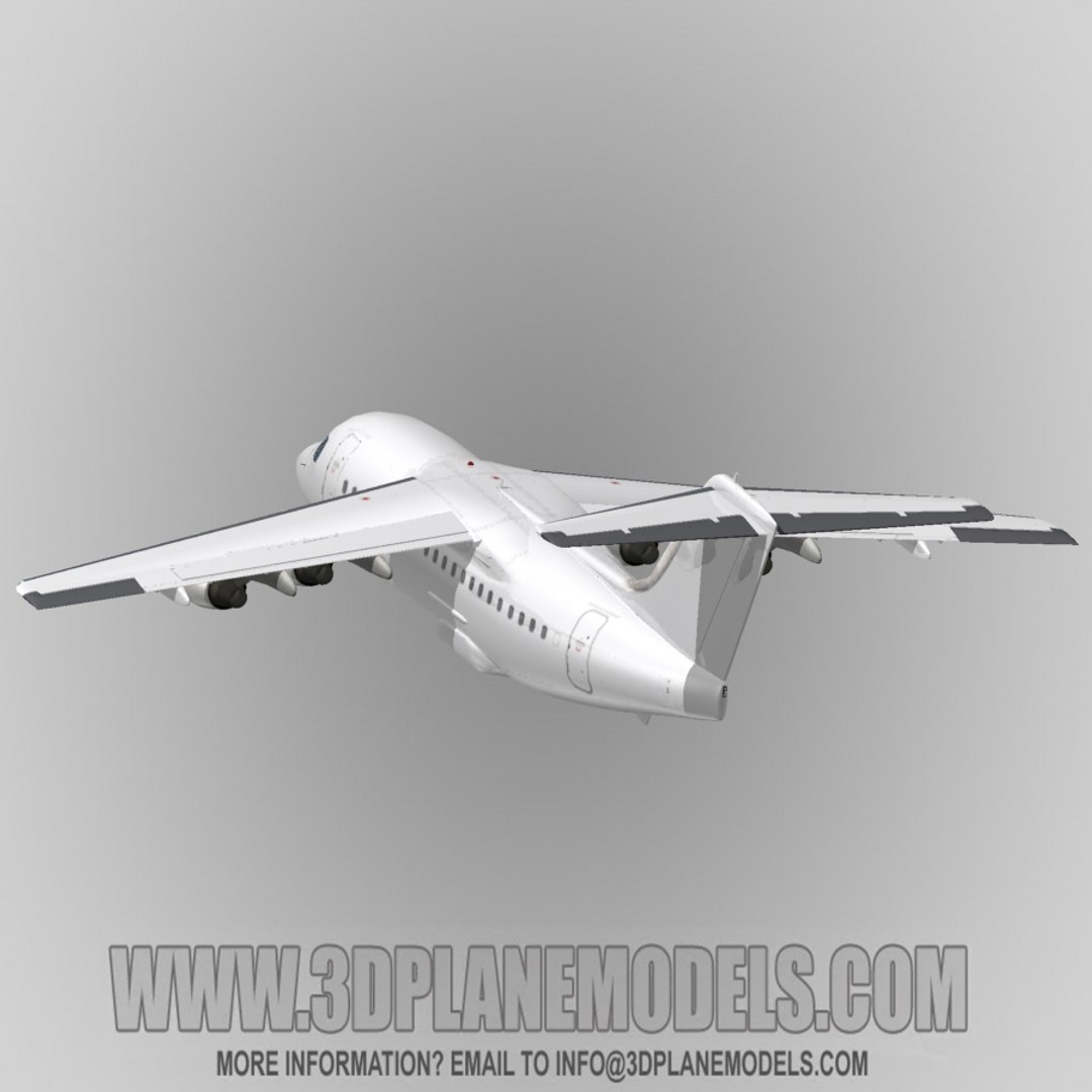 British Aerospace 146-100 80 3d Max