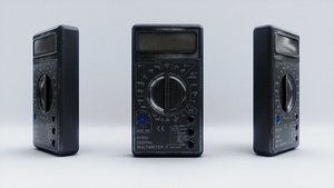 digital multimeter 3D