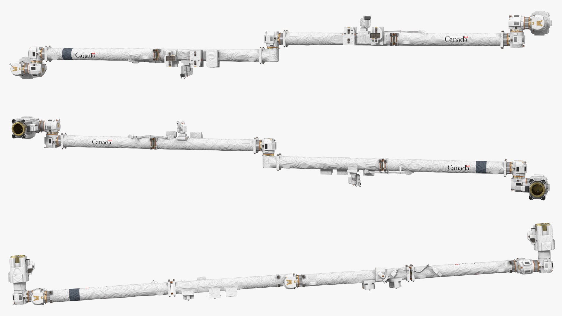 Canadarm2 iss remote manipulator 3D model - TurboSquid 1691114