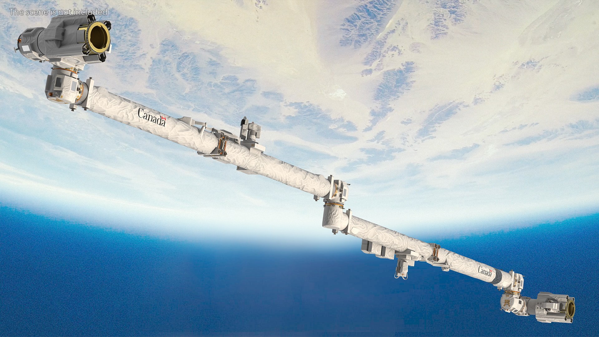 Canadarm2 iss remote manipulator 3D model - TurboSquid 1691114