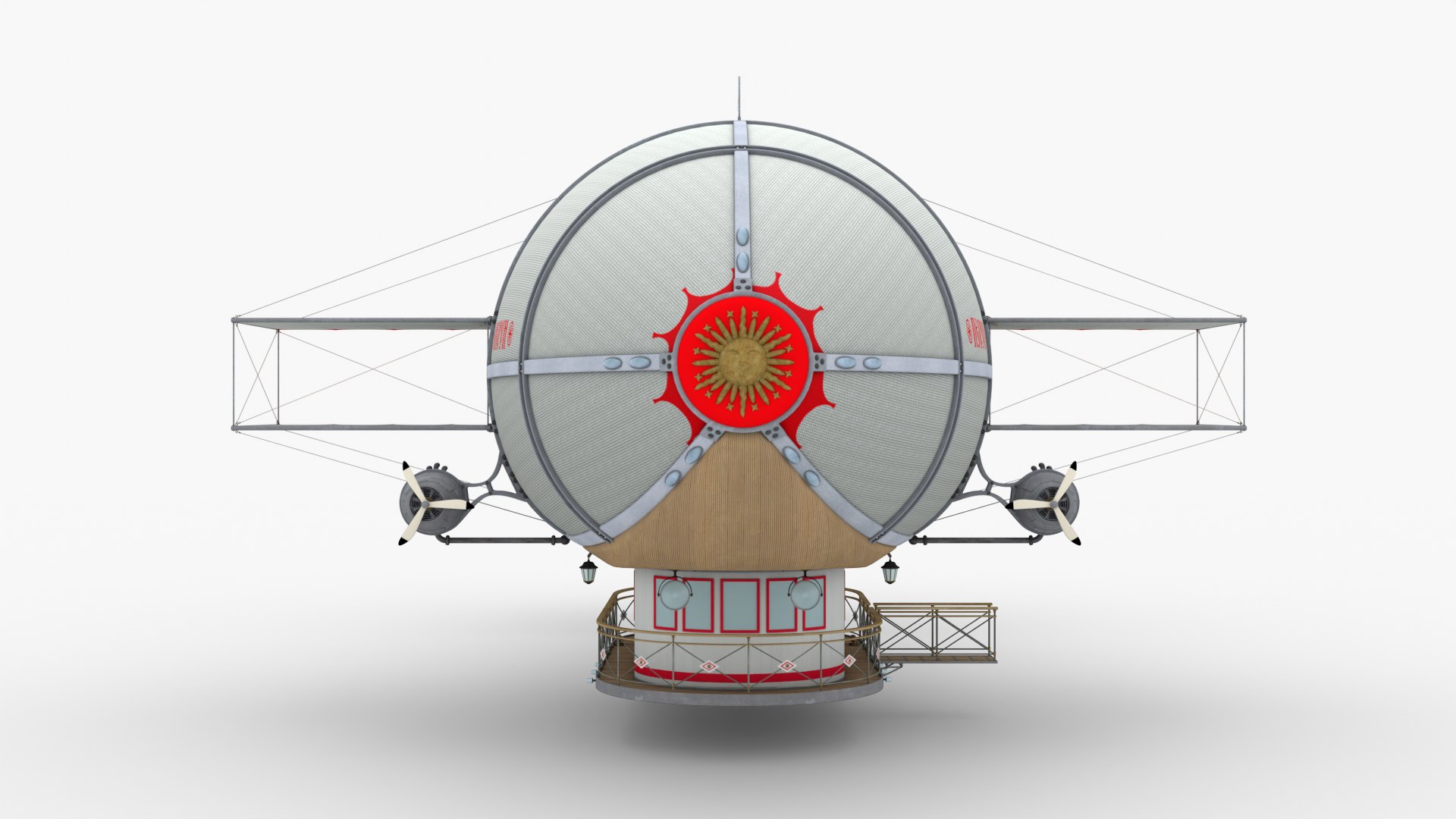 3D Model Dirigible Perun - TurboSquid 2407843