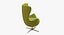 Egg chair green