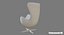 Egg chair green