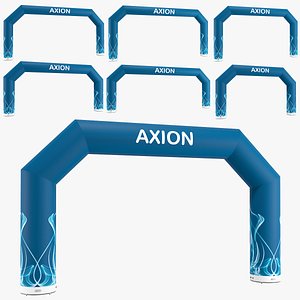 axion inflatable arch angled 3D